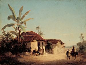 Camille Pissarro - Paisaje tropical