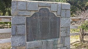 Camp Wright Historical Marker