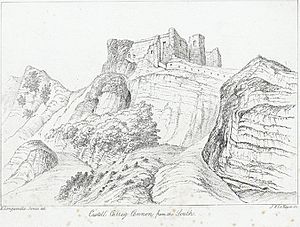 Castell Carreg Cennen from the South