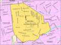 Census Bureau map of Shrewsbury, New Jersey