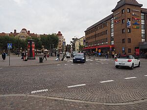 Clemenstorget, Lund in September