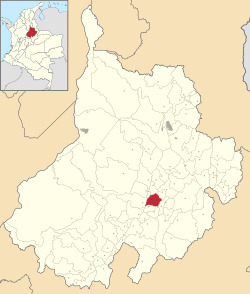 Location of the municipality and town of Socorro, Santander in the Santander  Department of Colombia.