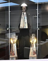 Commanders' three Vince Lombardi Trophy, 2023.jpg