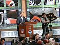 Commissioner Goodell at the 2010 NFL Draft podium