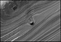 Conical mound in trough on Mars' north pole