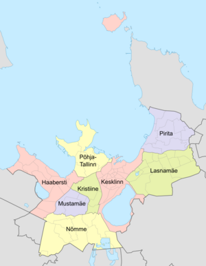 Districts of Tallinn named