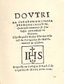 Doutrina Christam (book of Stephens, 1622)