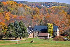 Fall colors in Upper Uwchlan Township, Pennsylvania