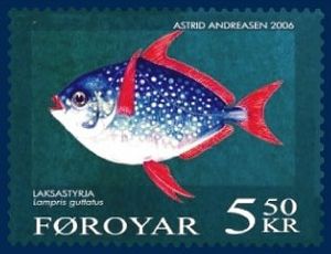 Faroese stamp 546 moonfish