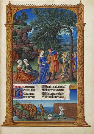 Folio 57r - The Flight into Egypt