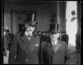 Governor General of Canada is welcomed to Washington by Secretary of State Kellogg. Attended by all the pomp and ceremony a republic can bestow, Governor General Willingdon of Canada was LCCN2016888558
