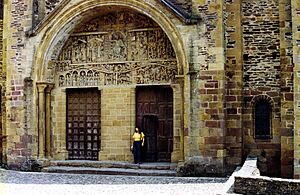 Great door, Conques (Felicity)