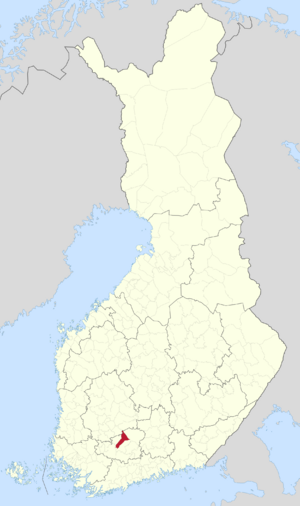 Location of Hattula in Finland