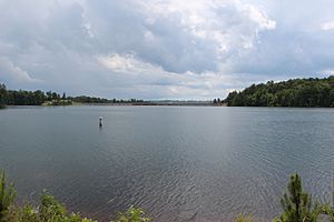 Hickory Log Creek reservoir, Canton, Georgia