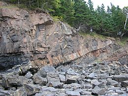 Horton Bluff mid-Carboniferous sill