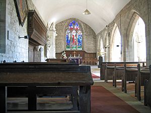 Interior St Cuthbert's, Holme Lacy