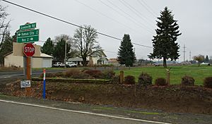 Intersection of Greenville Road and OR47 - Greenville, Oregon