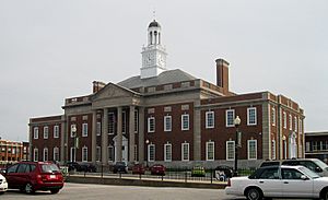 Truman Courthouse in Independence, designed by Edward F. Neild at the request of Harry S. Truman