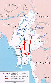 Japanese Conquest of Burma April-May 1942