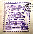 John Jay Dedication & Cancellation by Rye Post Office - September 5, 1936