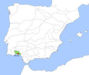 Taifa Kingdom of Saltés and Huelva, c. 1037.