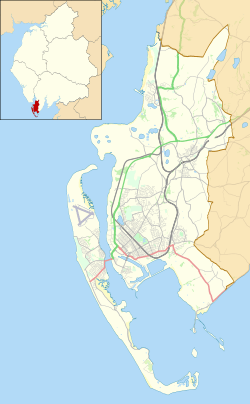 Walney Island is located in the Borough of Barrow-in-Furness