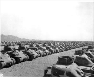 M-4 Tanks campGRANITE 1943 tanks