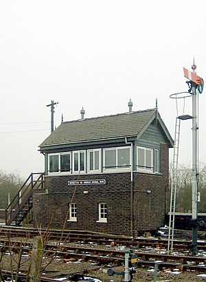 Moreton in marsh seinpost en armsein