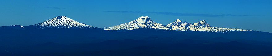 Picture of Mount Bachelor, Broken Top and the Three Sisters