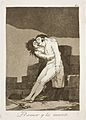 Museo del Prado - Goya - Caprichos - No. 10 - El amor y la muerte