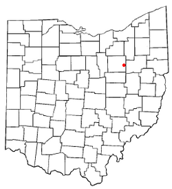 Location of Dalton, Ohio