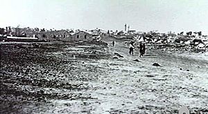 Occupation of Ramleh in Palestine by Australian troops 1917 AWM photo P01474.011