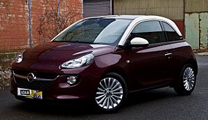 Opel Adam 1.4 Glam – Frontansicht, 15. Januar 2014, Düsseldorf