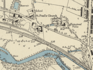 Ordnance Survey - Staffordshire Sheet LXVIII.NE - 1886 (St Paul's Church)