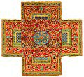 Ottoman cruciform table carpet