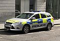 Police car in London in september 2018 - Véhicule de police à Londres en septembre 2018 09 (cropped)