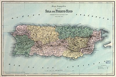 Puerto Rico departamentos 1886