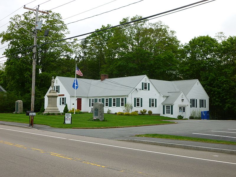 Raynham Public Library; Raynham, MA; southeast (front) and northeast sides