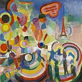 Robert Delaunay - Hommage to Blériot - 1914 - Museum of Grenoble