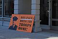 Ron Paul Support Sign Ann Arbor Michigan