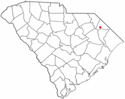 Location of Latta within South Carolina