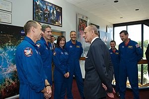 STS-125 crew meets Prince