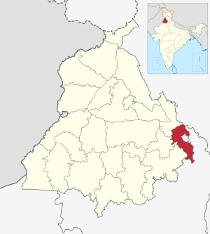 Location in Punjab