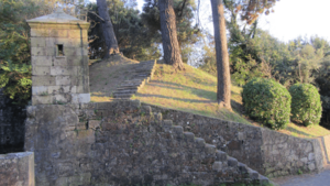 San Sebastián (RPS 13-09-2014) Castillo de la Mota, escaleras de piedra