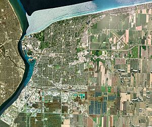 Sarnia, Ontario satellite image