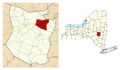 Schoharie County NY Schoharie town highlighted