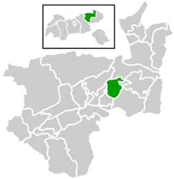 Location within Kufstein district