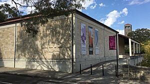 South west corner of lawrence wilson gallery building