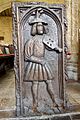 St Nonna's church, Altarnun - bench-end (3) - geograph.org.uk - 3559648