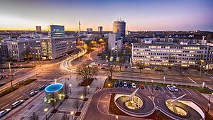 Stadtzentrum Dortmund, Blickrichtung Süden